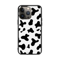 Thumbnail for iPhone 13 Pro Max Cow Print θήκη από τη Smartfits με σχέδιο στο πίσω μέρος και μαύρο περίβλημα | Smartphone case with colorful back and black bezels by Smartfits