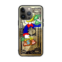 Thumbnail for iPhone 13 Pro Max Duck Money Θήκη από τη Smartfits με σχέδιο στο πίσω μέρος και μαύρο περίβλημα | Smartphone case with colorful back and black bezels by Smartfits