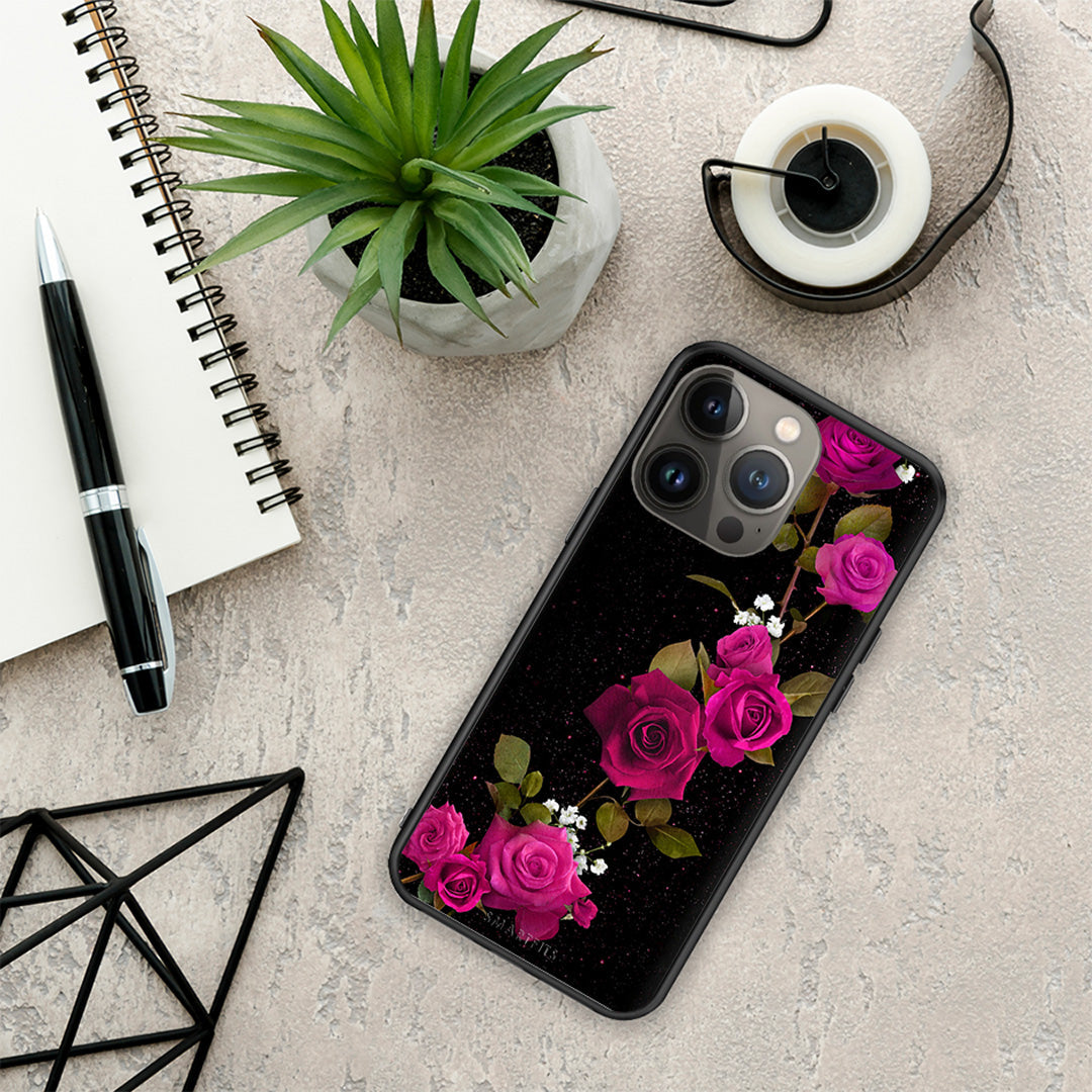 Flower Red Roses - iPhone 13 Pro Max θήκη