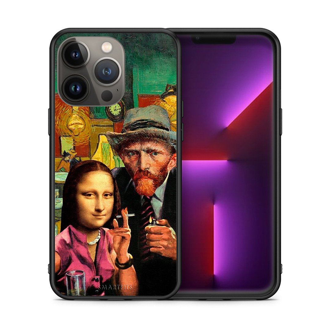 Θήκη iPhone 13 Pro Max Funny Art από τη Smartfits με σχέδιο στο πίσω μέρος και μαύρο περίβλημα | iPhone 13 Pro Max Funny Art case with colorful back and black bezels