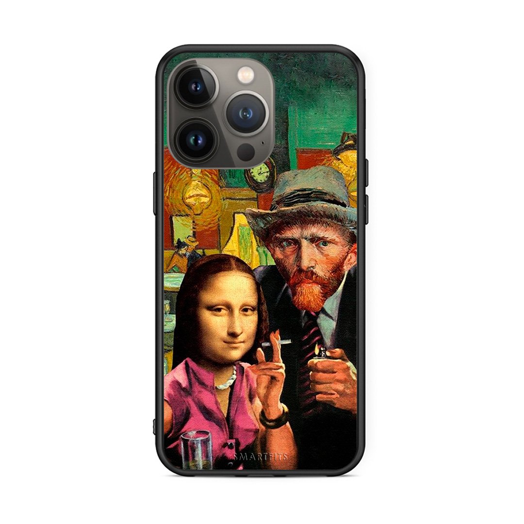 iPhone 13 Pro Max Funny Art θήκη από τη Smartfits με σχέδιο στο πίσω μέρος και μαύρο περίβλημα | Smartphone case with colorful back and black bezels by Smartfits