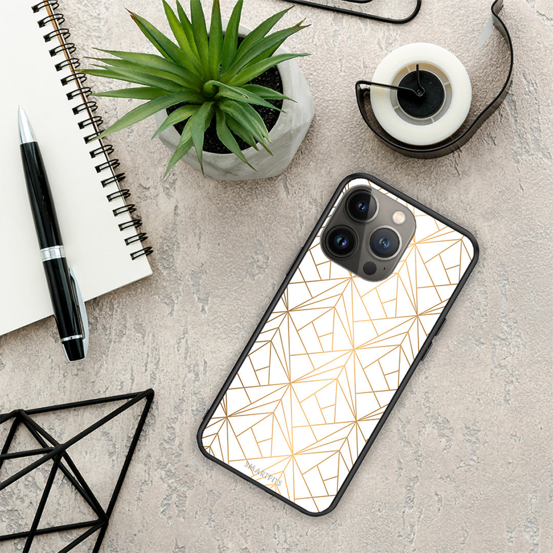 Geometric Luxury White - iPhone 13 Pro Max θήκη