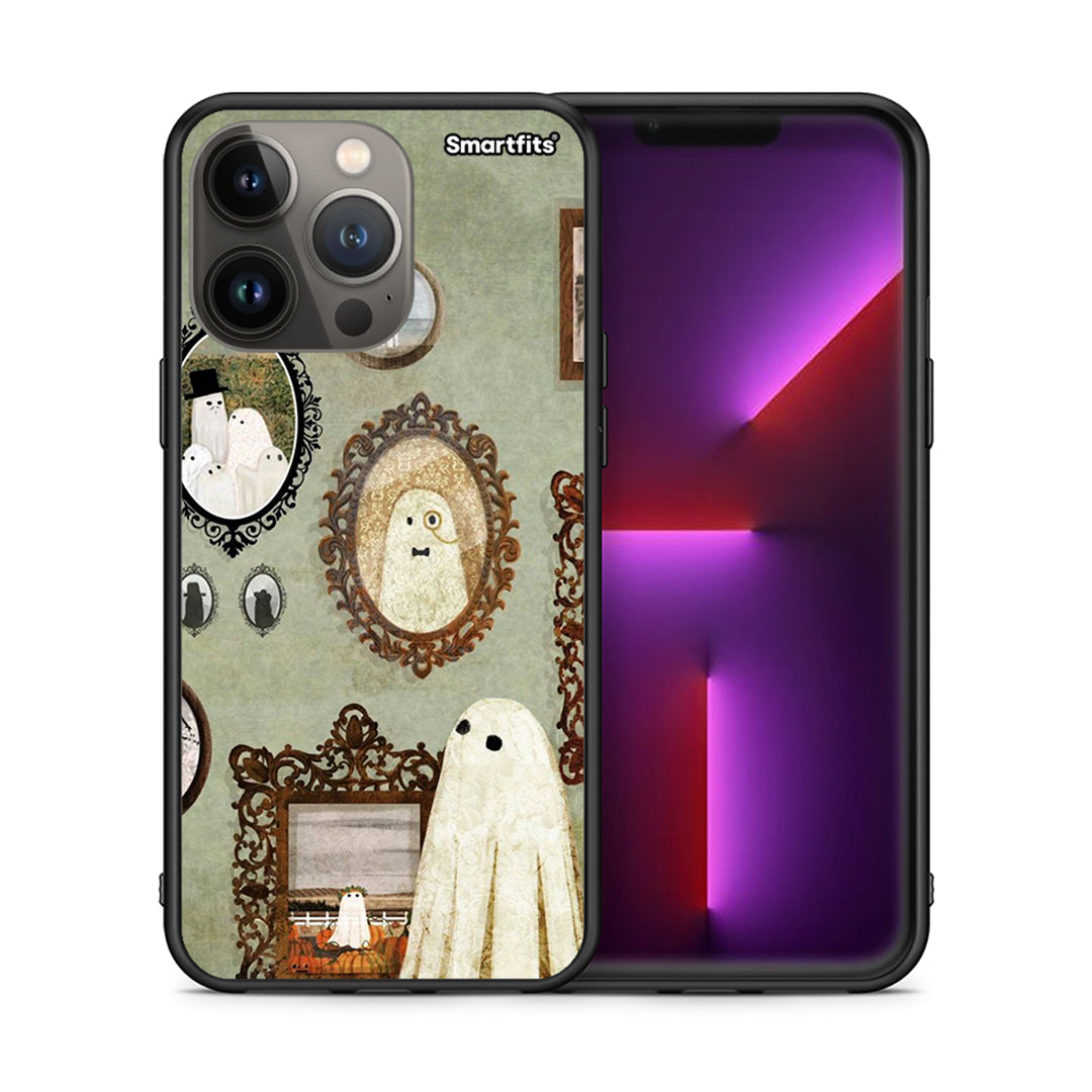Θήκη iPhone 13 Pro Max Halloween Ghost Season από τη Smartfits με σχέδιο στο πίσω μέρος και μαύρο περίβλημα | iPhone 13 Pro Max Halloween Ghost Season case with colorful back and black bezels