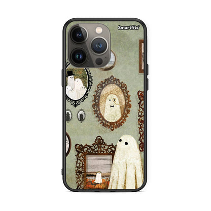 iPhone 13 Pro Max Halloween Ghost Season Θήκη από τη Smartfits με σχέδιο στο πίσω μέρος και μαύρο περίβλημα | Smartphone case with colorful back and black bezels by Smartfits