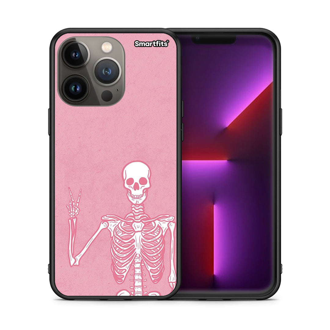 Θήκη iPhone 13 Pro Max Halloween Motivation από τη Smartfits με σχέδιο στο πίσω μέρος και μαύρο περίβλημα | iPhone 13 Pro Max Halloween Motivation case with colorful back and black bezels