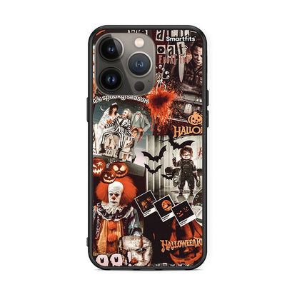 iPhone 13 Pro Max Halloween Spooky Season Θήκη από τη Smartfits με σχέδιο στο πίσω μέρος και μαύρο περίβλημα | Smartphone case with colorful back and black bezels by Smartfits