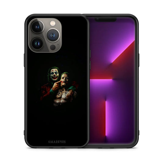 Θήκη iPhone 13 Pro Max Clown Hero από τη Smartfits με σχέδιο στο πίσω μέρος και μαύρο περίβλημα | iPhone 13 Pro Max Clown Hero case with colorful back and black bezels