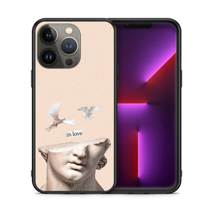 Θήκη iPhone 13 Pro Max In Love από τη Smartfits με σχέδιο στο πίσω μέρος και μαύρο περίβλημα | iPhone 13 Pro Max In Love case with colorful back and black bezels