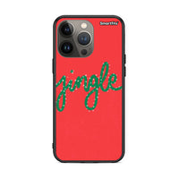 Thumbnail for iPhone 13 Pro Max Jingle Xmas θήκη από τη Smartfits με σχέδιο στο πίσω μέρος και μαύρο περίβλημα | Smartphone case with colorful back and black bezels by Smartfits