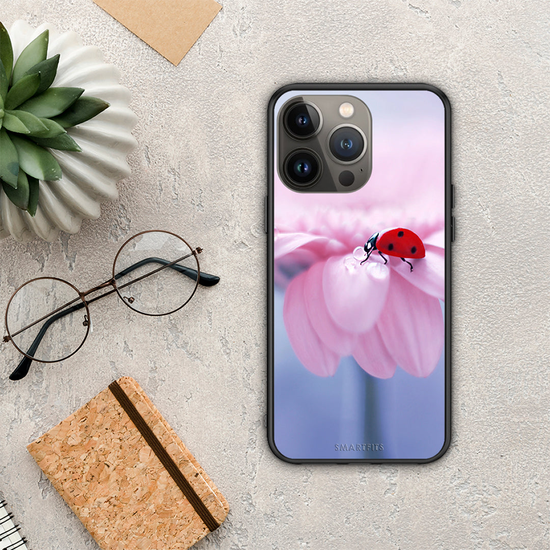 212 Ladybug Flower - iPhone 13 Pro Max θήκη