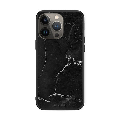iPhone 13 Pro Max Marble Black θήκη από τη Smartfits με σχέδιο στο πίσω μέρος και μαύρο περίβλημα | Smartphone case with colorful back and black bezels by Smartfits