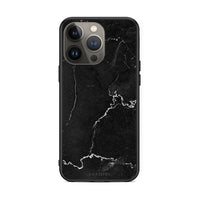 Thumbnail for iPhone 13 Pro Max Marble Black θήκη από τη Smartfits με σχέδιο στο πίσω μέρος και μαύρο περίβλημα | Smartphone case with colorful back and black bezels by Smartfits