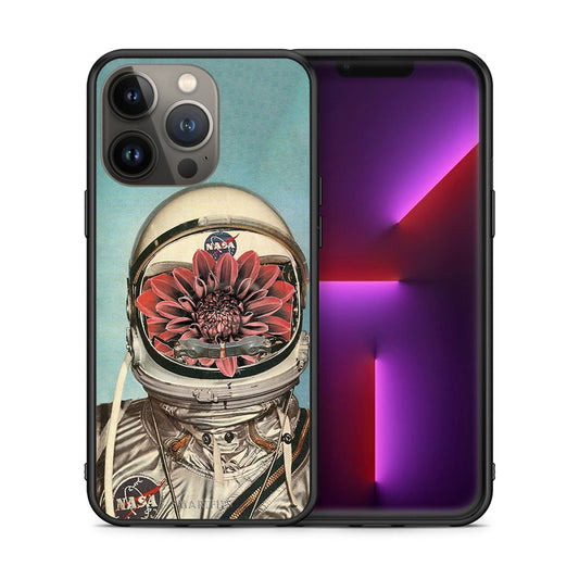 Θήκη iPhone 13 Pro Max Nasa Bloom από τη Smartfits με σχέδιο στο πίσω μέρος και μαύρο περίβλημα | iPhone 13 Pro Max Nasa Bloom case with colorful back and black bezels