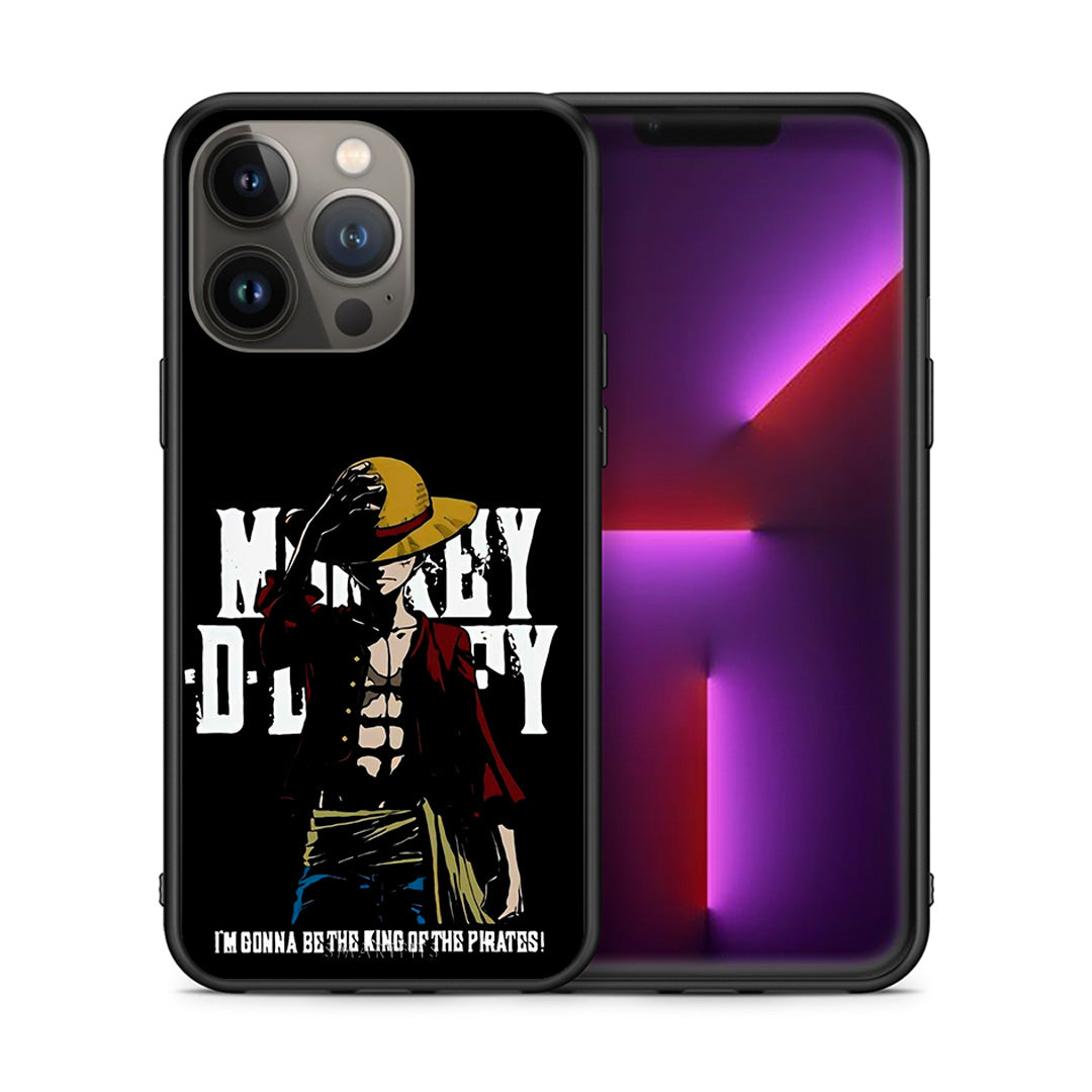 Θήκη iPhone 13 Pro Max Pirate King από τη Smartfits με σχέδιο στο πίσω μέρος και μαύρο περίβλημα | iPhone 13 Pro Max Pirate King case with colorful back and black bezels