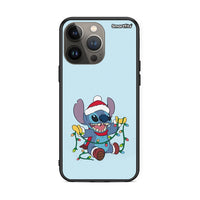 Thumbnail for iPhone 13 Pro Max Santa Stich θήκη από τη Smartfits με σχέδιο στο πίσω μέρος και μαύρο περίβλημα | Smartphone case with colorful back and black bezels by Smartfits