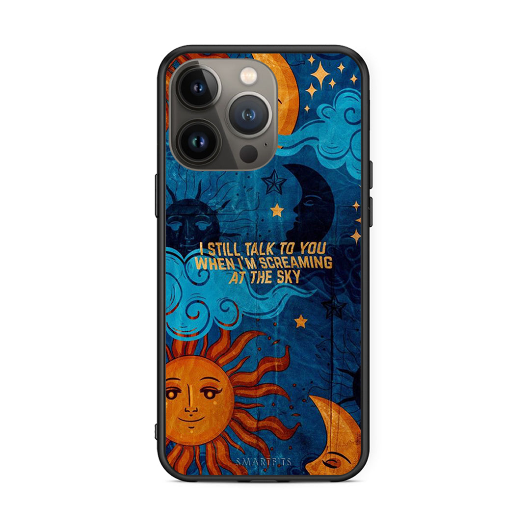 iPhone 13 Pro Max Screaming Sky θήκη από τη Smartfits με σχέδιο στο πίσω μέρος και μαύρο περίβλημα | Smartphone case with colorful back and black bezels by Smartfits