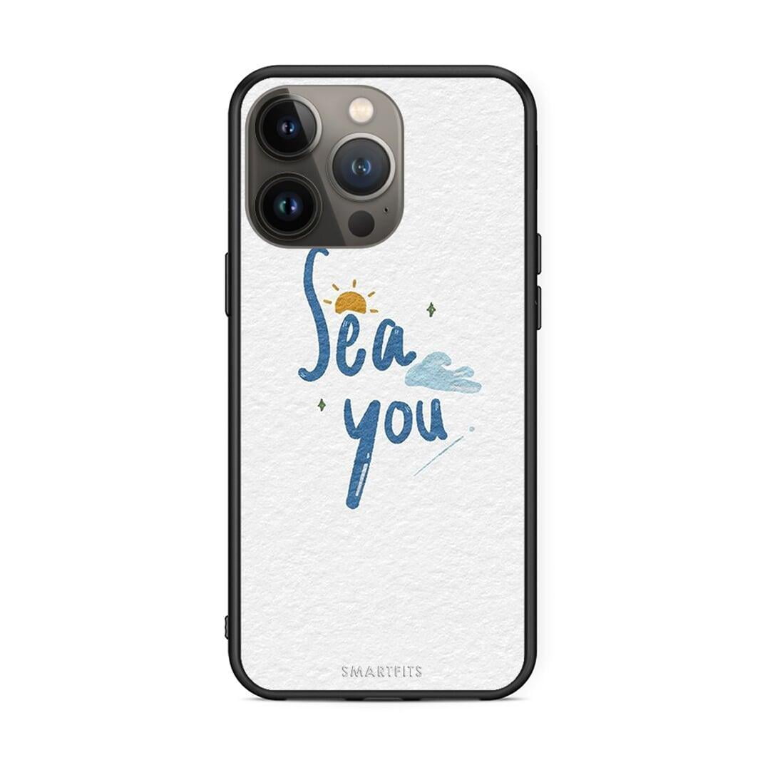 iPhone 13 Pro Max Sea You Θήκη από τη Smartfits με σχέδιο στο πίσω μέρος και μαύρο περίβλημα | Smartphone case with colorful back and black bezels by Smartfits