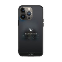Thumbnail for iPhone 13 Pro Max Sensitive Content θήκη από τη Smartfits με σχέδιο στο πίσω μέρος και μαύρο περίβλημα | Smartphone case with colorful back and black bezels by Smartfits