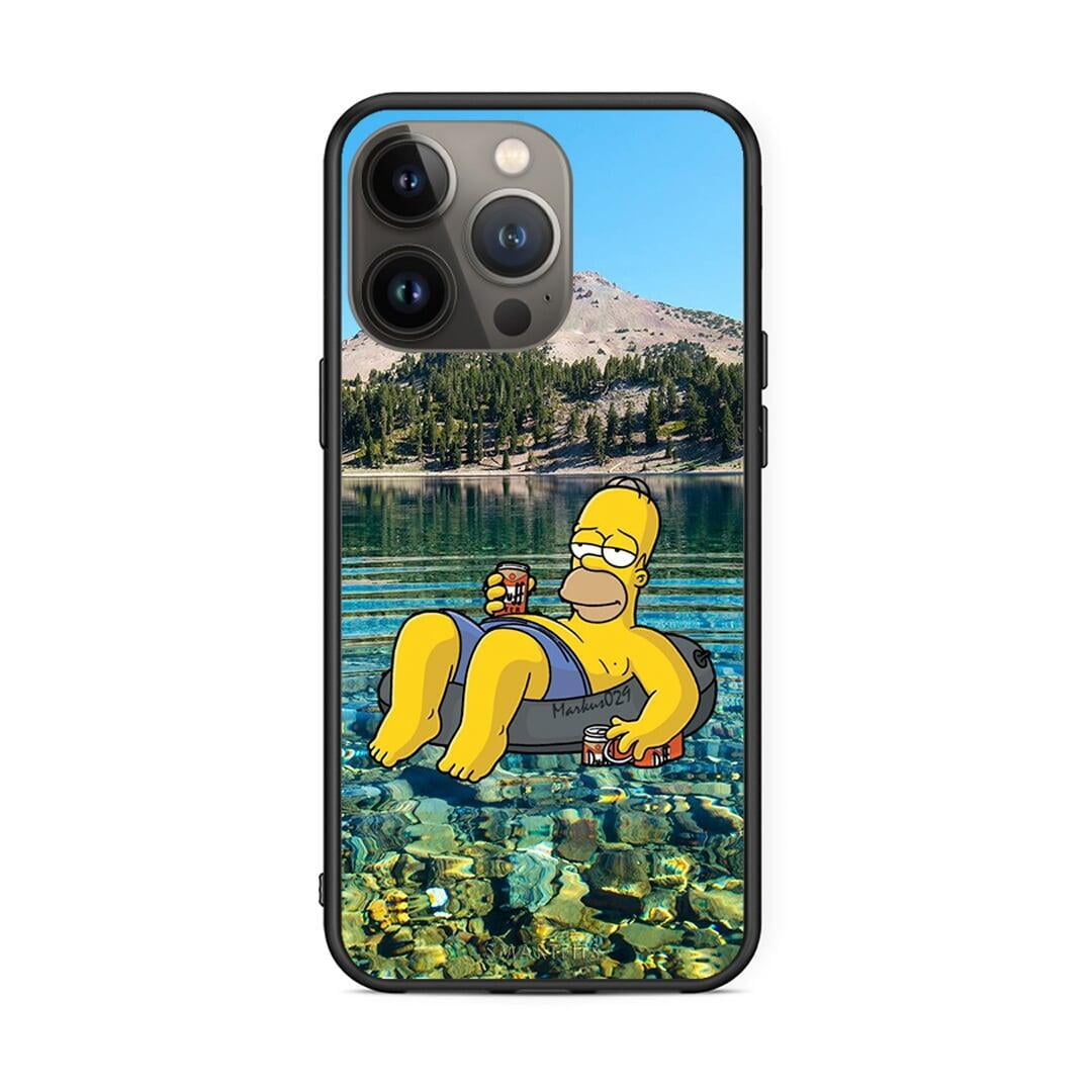 iPhone 13 Pro Max Summer Happiness Θήκη από τη Smartfits με σχέδιο στο πίσω μέρος και μαύρο περίβλημα | Smartphone case with colorful back and black bezels by Smartfits
