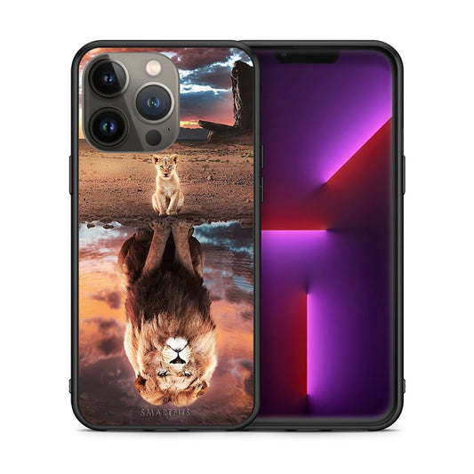 Θήκη Αγίου Βαλεντίνου iPhone 13 Pro Max Sunset Dreams από τη Smartfits με σχέδιο στο πίσω μέρος και μαύρο περίβλημα | iPhone 13 Pro Max Sunset Dreams case with colorful back and black bezels