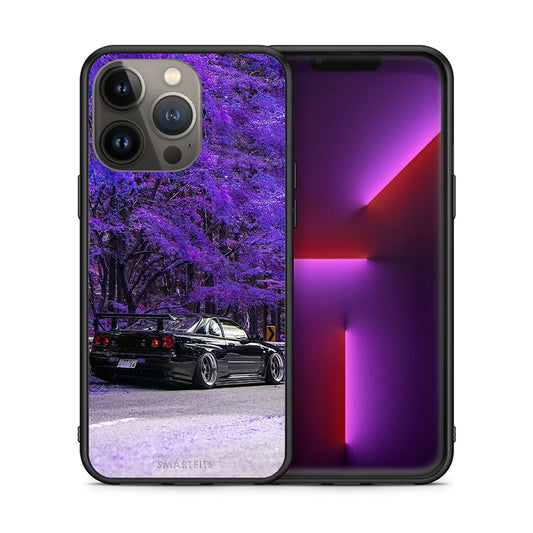 Θήκη Αγίου Βαλεντίνου iPhone 13 Pro Max Super Car από τη Smartfits με σχέδιο στο πίσω μέρος και μαύρο περίβλημα | iPhone 13 Pro Max Super Car case with colorful back and black bezels