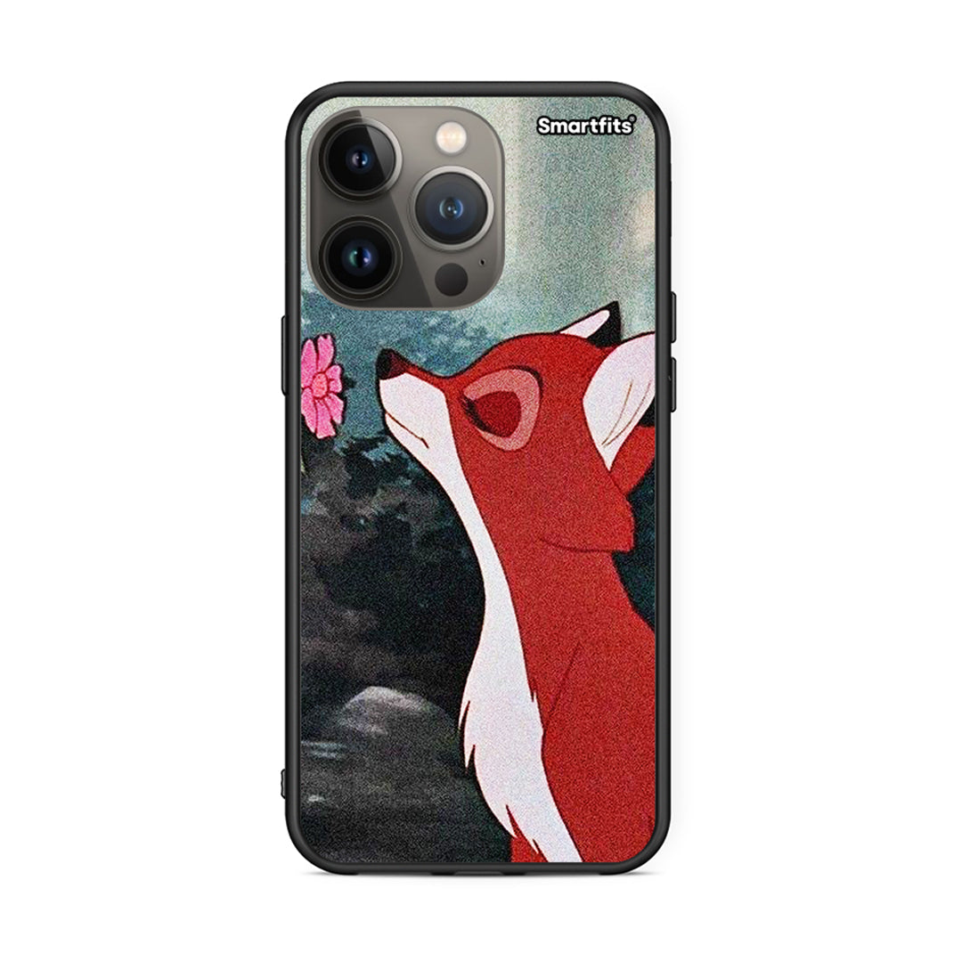 iPhone 13 Pro Max Tod And Vixey Love 2 θήκη από τη Smartfits με σχέδιο στο πίσω μέρος και μαύρο περίβλημα | Smartphone case with colorful back and black bezels by Smartfits