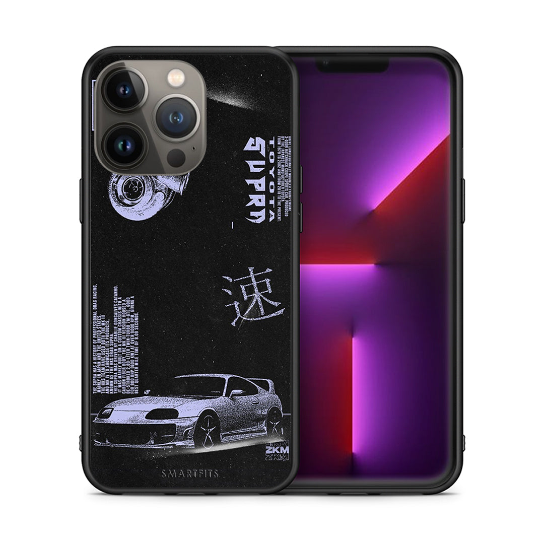 Θήκη Αγίου Βαλεντίνου iPhone 13 Pro Max Tokyo Drift από τη Smartfits με σχέδιο στο πίσω μέρος και μαύρο περίβλημα | iPhone 13 Pro Max Tokyo Drift case with colorful back and black bezels