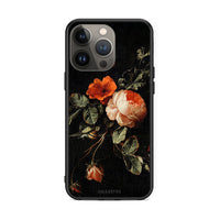 Thumbnail for iPhone 13 Pro Max Vintage Roses θήκη από τη Smartfits με σχέδιο στο πίσω μέρος και μαύρο περίβλημα | Smartphone case with colorful back and black bezels by Smartfits