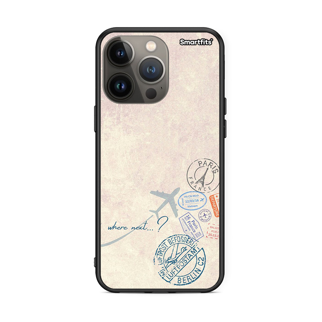 iPhone 13 Pro Max Where Next Θήκη από τη Smartfits με σχέδιο στο πίσω μέρος και μαύρο περίβλημα | Smartphone case with colorful back and black bezels by Smartfits