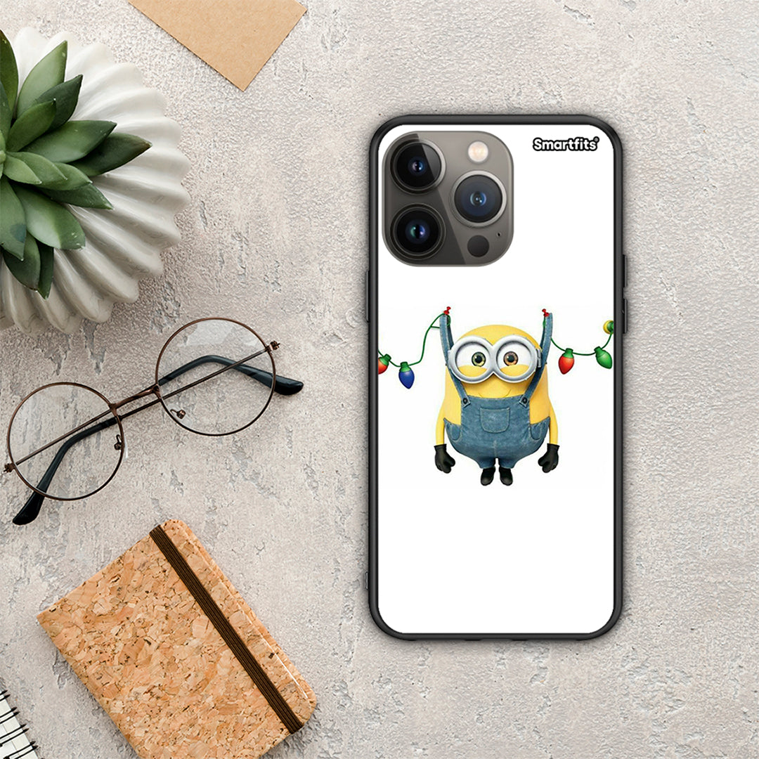 Xmas Minion Lights - iPhone 13 Pro Max θήκη