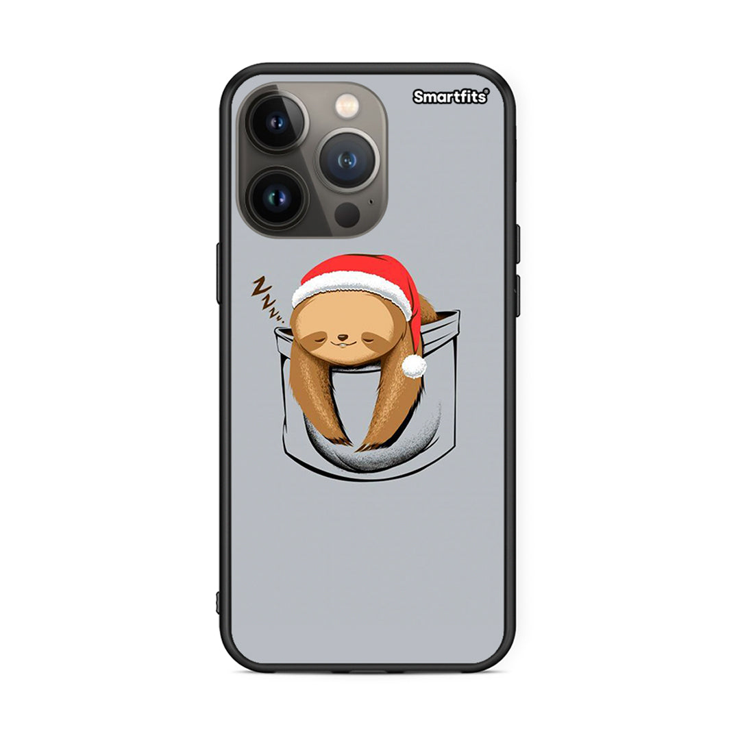 iPhone 13 Pro Max Xmas Zzzz θήκη από τη Smartfits με σχέδιο στο πίσω μέρος και μαύρο περίβλημα | Smartphone case with colorful back and black bezels by Smartfits