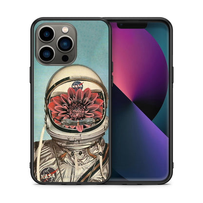 Θήκη iPhone 13 Pro Nasa Bloom από τη Smartfits με σχέδιο στο πίσω μέρος και μαύρο περίβλημα | iPhone 13 Pro Nasa Bloom case with colorful back and black bezels