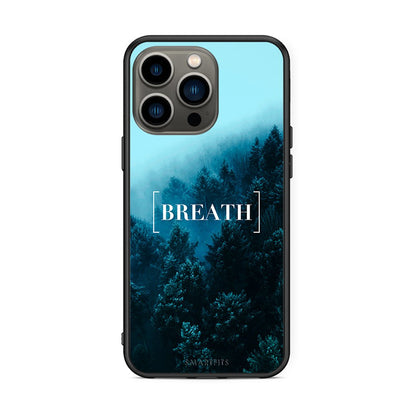 4 - iPhone 13 Pro Breath Quote case, cover, bumper