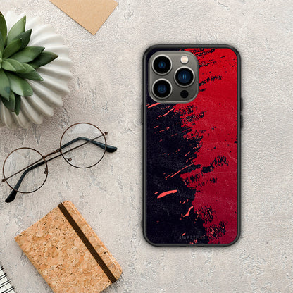 Red Paint - iPhone 13 Pro θήκη