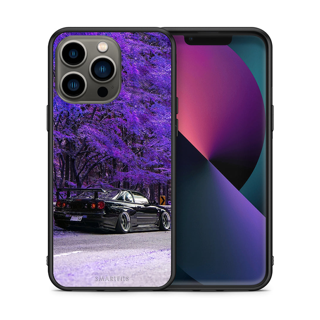 Θήκη Αγίου Βαλεντίνου iPhone 13 Pro Super Car από τη Smartfits με σχέδιο στο πίσω μέρος και μαύρο περίβλημα | iPhone 13 Pro Super Car case with colorful back and black bezels