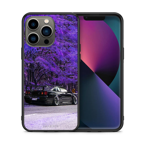 Θήκη Αγίου Βαλεντίνου iPhone 13 Pro Super Car από τη Smartfits με σχέδιο στο πίσω μέρος και μαύρο περίβλημα | iPhone 13 Pro Super Car case with colorful back and black bezels