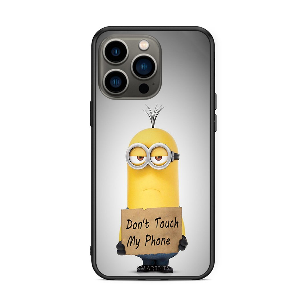 4 - iPhone 13 Pro Minion Text case, cover, bumper