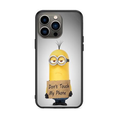 4 - iPhone 13 Pro Minion Text case, cover, bumper