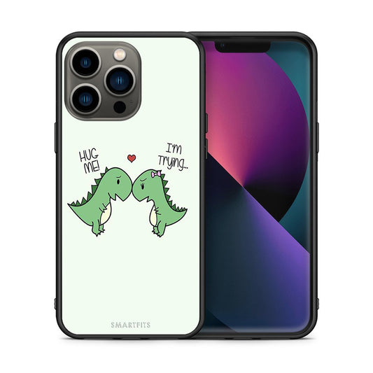 Θήκη iPhone 13 Pro Rex Valentine από τη Smartfits με σχέδιο στο πίσω μέρος και μαύρο περίβλημα | iPhone 13 Pro Rex Valentine case with colorful back and black bezels