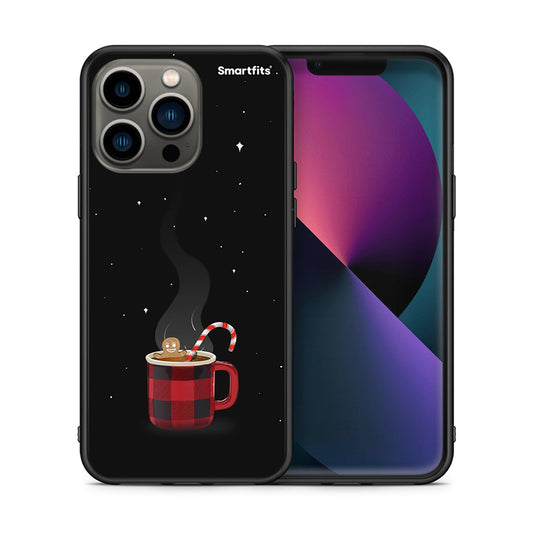 Θήκη iPhone 13 Pro Xmas Bathing από τη Smartfits με σχέδιο στο πίσω μέρος και μαύρο περίβλημα | iPhone 13 Pro Xmas Bathing case with colorful back and black bezels