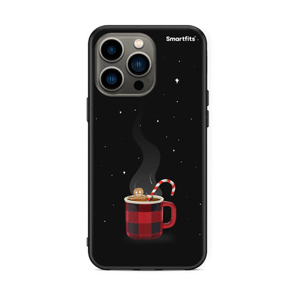 iPhone 13 Pro Xmas Bathing θήκη από τη Smartfits με σχέδιο στο πίσω μέρος και μαύρο περίβλημα | Smartphone case with colorful back and black bezels by Smartfits