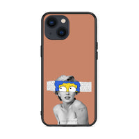 Thumbnail for iPhone 13 Mini Sim Merilyn θήκη από τη Smartfits με σχέδιο στο πίσω μέρος και μαύρο περίβλημα | Smartphone case with colorful back and black bezels by Smartfits