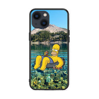 Thumbnail for iPhone 13 Mini Summer Happiness Θήκη από τη Smartfits με σχέδιο στο πίσω μέρος και μαύρο περίβλημα | Smartphone case with colorful back and black bezels by Smartfits