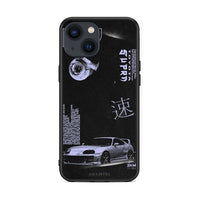 Thumbnail for iPhone 13 Tokyo Drift Θήκη Αγίου Βαλεντίνου από τη Smartfits με σχέδιο στο πίσω μέρος και μαύρο περίβλημα | Smartphone case with colorful back and black bezels by Smartfits