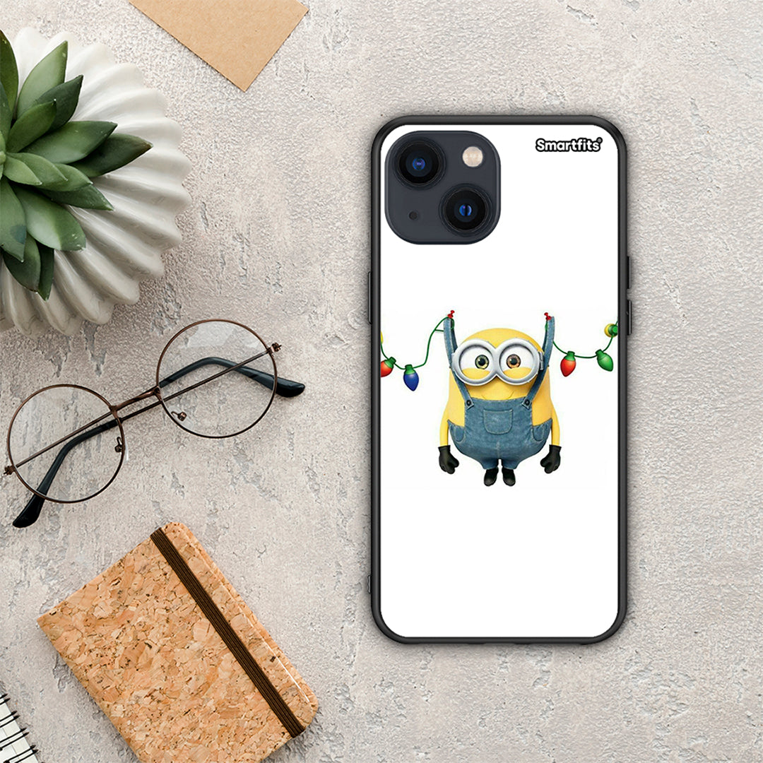 Xmas Minion Lights - iPhone 13 Mini θήκη