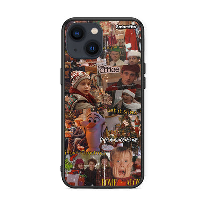 iPhone 13 Xmas Wishes θήκη από τη Smartfits με σχέδιο στο πίσω μέρος και μαύρο περίβλημα | Smartphone case with colorful back and black bezels by Smartfits
