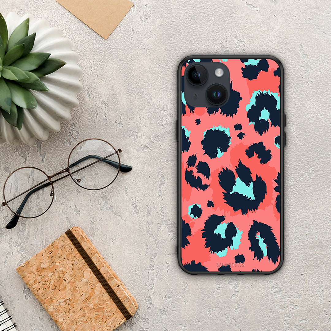 Animal Pink Leopard - iPhone 15 θήκη