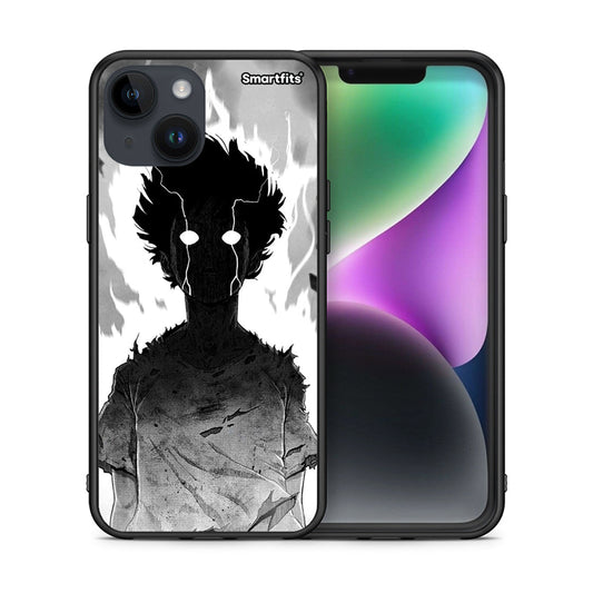 Θήκη iPhone 14 Anime Boy από τη Smartfits με σχέδιο στο πίσω μέρος και μαύρο περίβλημα | iPhone 14 Anime Boy case with colorful back and black bezels