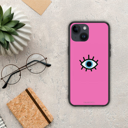 Blue Eye Pink - iPhone 15 θήκη