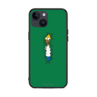 Thumbnail for iPhone 14 Bush Man Θήκη Αγίου Βαλεντίνου από τη Smartfits με σχέδιο στο πίσω μέρος και μαύρο περίβλημα | Smartphone case with colorful back and black bezels by Smartfits